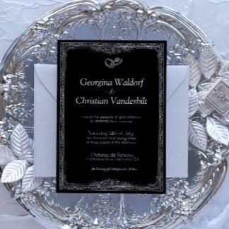 Convite Casamento Simples, Simples e Branco