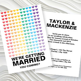 Convite Casamento Soa Gay Divertido Orgulho Arco-Íris