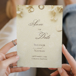 Convite Casamento sofisticado de Primavera de Verão Salve 