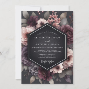 Convite Casamento Sonhador com Carvão
