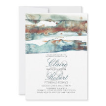 Casamento subaquático do respingo da aguarela da