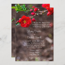 Convite Casamento Superior de Scarlet