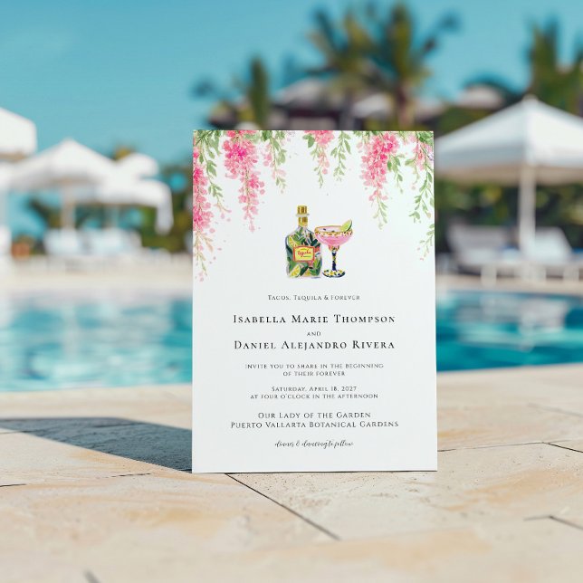 Convite Casamento Tacos Tequila Forever (Criador carregado)