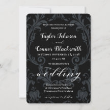 Casamento tema damasco Negro Rustic Blacksmith