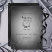 Casamento tema damasco Preto Gótico Escuro Vintage