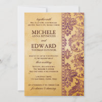 Casamento tema damasco Vintage Cream & Lilac