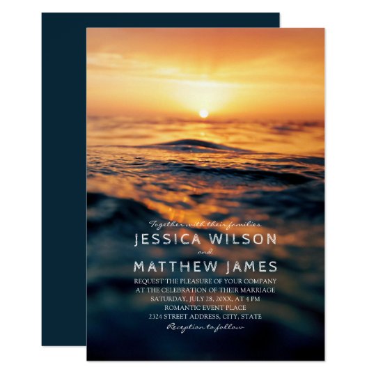 Get Wallpaper Convite Casamento Tematico Da Praia Nautica Do Por Do Sol Zazzle Desktop Wallpaper Free