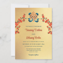 Casamento tibetano sem fim do Red Cherry Blossom