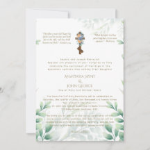 Casamento Tradicional de BYZANTINE Cross Greenery