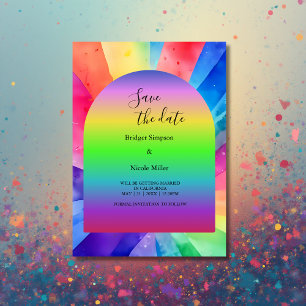 Convite casamento transexual do Bgbtq
