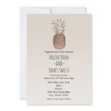 Casamento Tropical de Abacaxi Rústico Havaiano