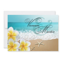 Casamento Tropical de Plumeria Starfish Beach