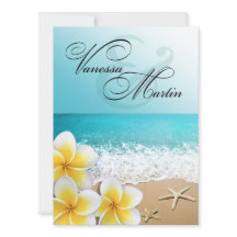 Casamento Tropical de Plumeria Starfish Beach