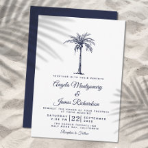 Casamento Tropical na Praia com Palmeira Azul Mari