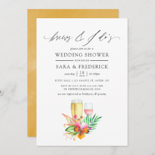 Convite Casamento Tropical Praia Nasce Antes Do I Dos