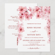 Casamento Tudo-em-Um de Aquarela de Cerejeira em F