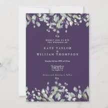 Casamento Tudo Em Um Floral Verde Roxo