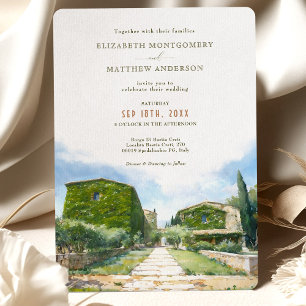 Convite Casamento Tuscan Borgo Di Bastia Creti