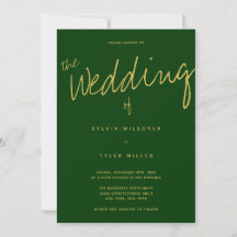 Casamento Verde com Tipografia de Código QR