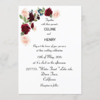 Casamento Verde da Floresta Rosa Turna