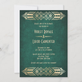 Convite Casamento Verde do Geek de Vídeo