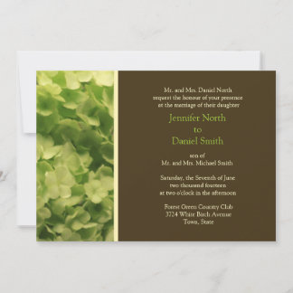 Convite Casamento Verde E Marrom
