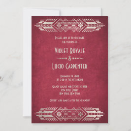 Convite Casamento Vermelho do Geek do Jogo de Vídeo