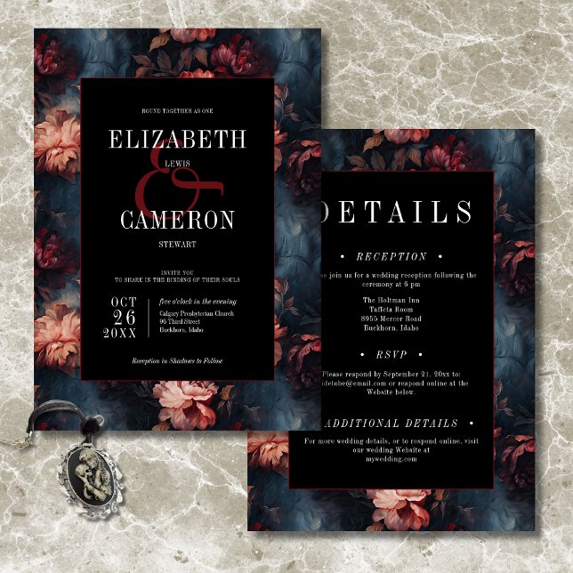 Convite Casamento Vermelho-Rosa-Rosa-Rosa-Vermelhos-Dois-V (Criador carregado)