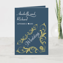 Convite Casamento Victoriano Elegante