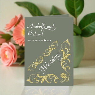 Convite Casamento Victoriano Elegante