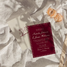 Casamento Vintage Burgundy & Cream Classe e Luxo