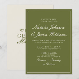 Convite Casamento Vintage de Dinheiro Antigo com Creme de