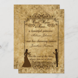 Convite Casamento vintage Noivo Convidar