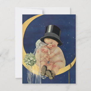 Convite Casamento vintage, Parte do Chá de panela Retroati