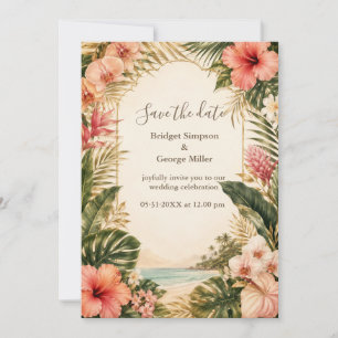 Convite Casamento Vintage Toscano com Mapas de Viagem