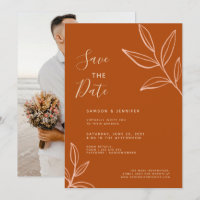 Casamento Virtual Save the Date com Foto em Terrac