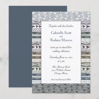 Convite Casamento Viva África