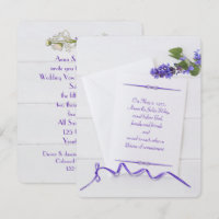 Casamento Vow Renewal White stationery com fita