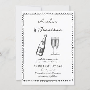 Convite Casamento Whimsical