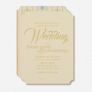 Convite Casamento White Lotus