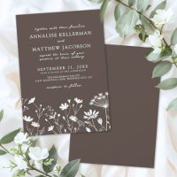 Casamento Wildflower Brown