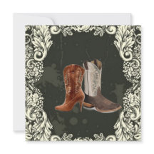 casando botas de cowboy ocidental casamento