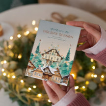 Casas de Vintage Decoradas com Símbolos de Natal