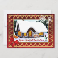 Casca de inverno na neve, Natal