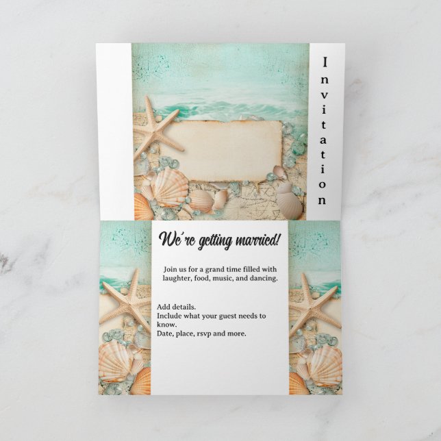 Convite Cascas de praia 2 (Interior)