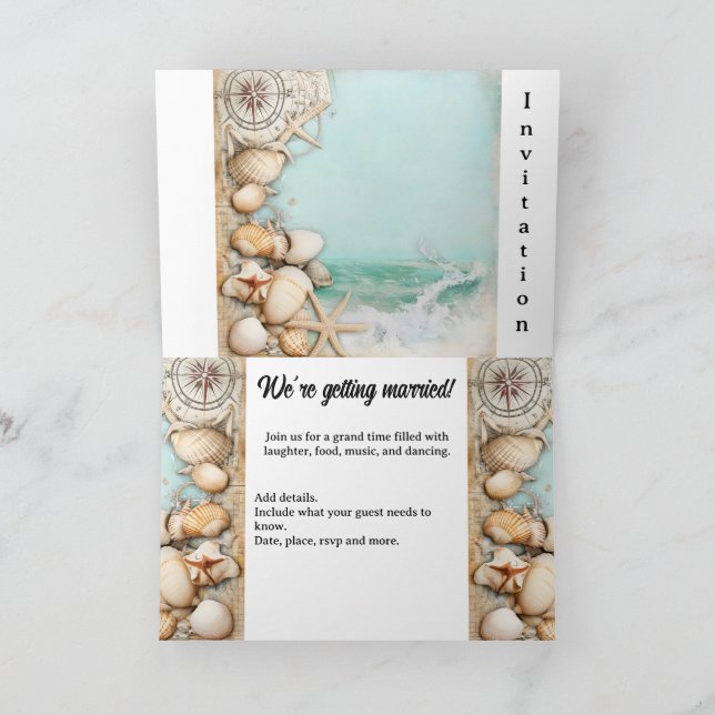 Convite Cascas de praia 3 (Interior)