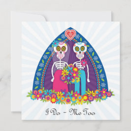 Convite Cascas e flores de açúcar personalizadas - Fundo a