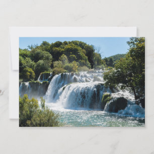 Convite Cascata no Parque Nacional de Krka - Dalmácia, Cr