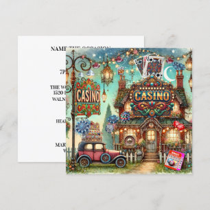 CONVITE CASINO. BARALHO. BINGO