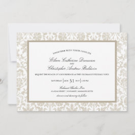 Convite Caso Vintage Lace| Casamento